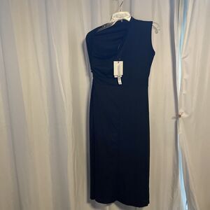 Lilyin Size Large Long Black Off Shoulder Dress New With Tags